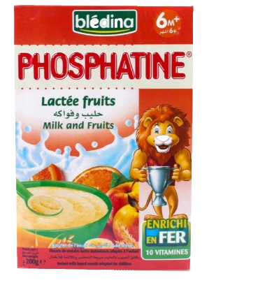 Phosphatine-céréales infantile aux fruits 200g